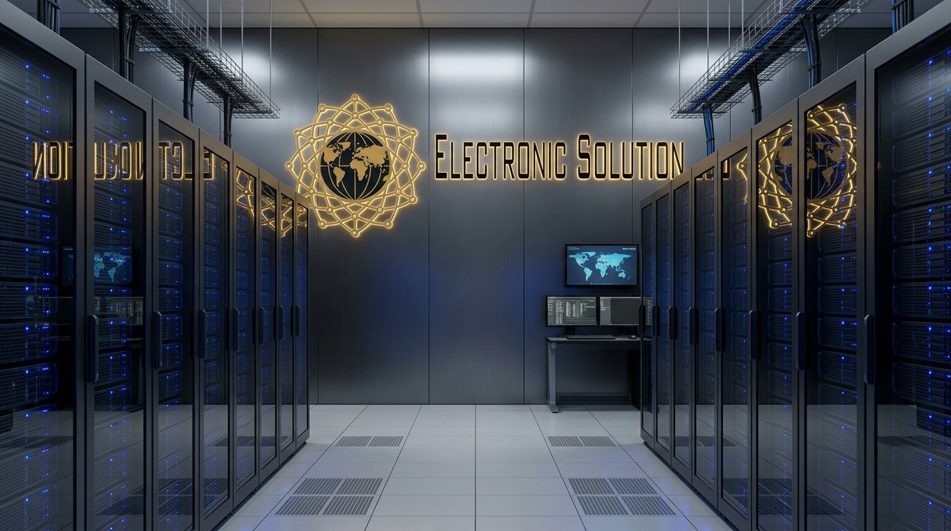 Workstation con GPU dedicata durante il test di un modello linguistico locale nel laboratorio Electronic Solution